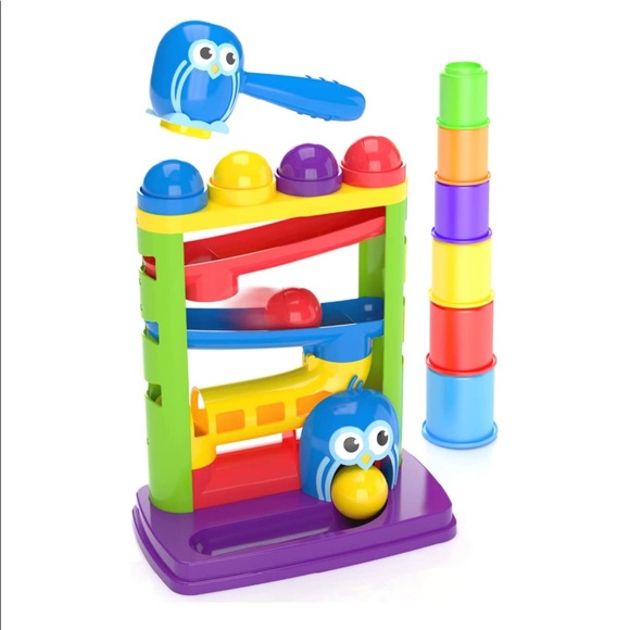 NEW Montessori toddler toy Ball Bash - Picture 2 of 4